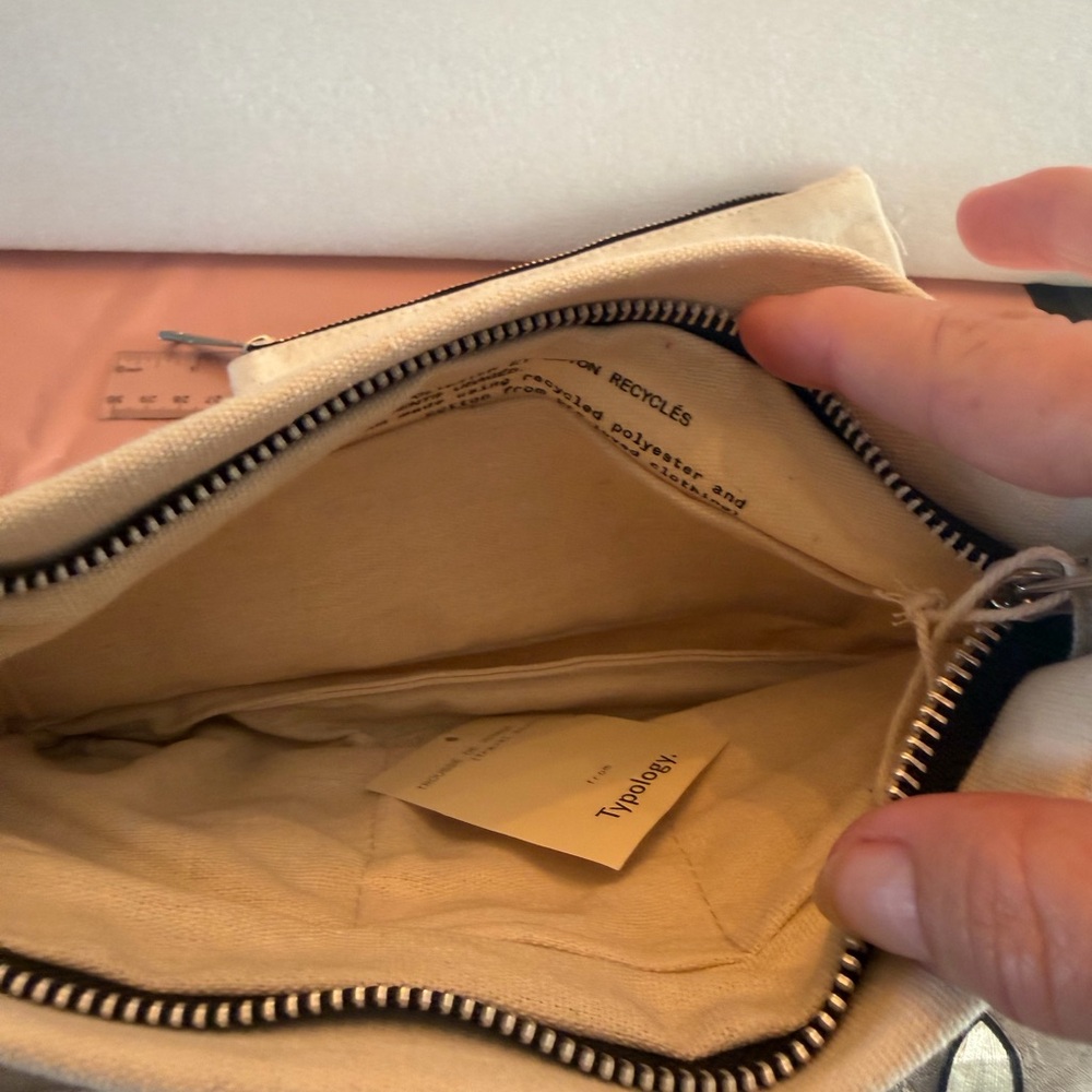 Anthropologie Cream Cosmetic Bag Set - Picture 5 of 7